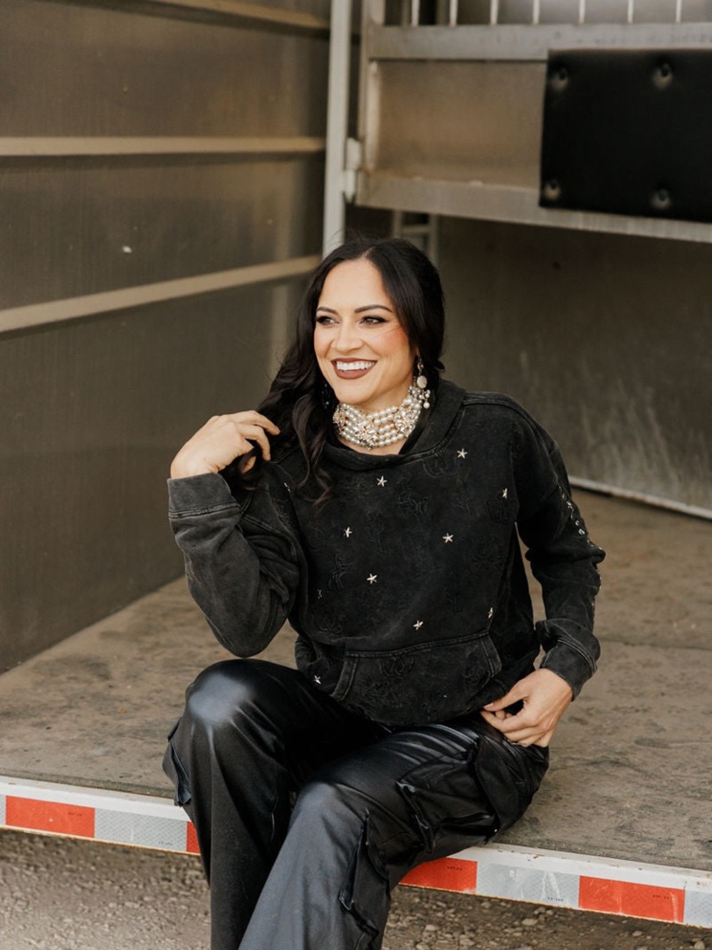 Studded Cowboy Hoodie